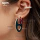 AAA APM Monaco Jewelry On Sale - Oval Enamel Earrings (8)_th.jpg